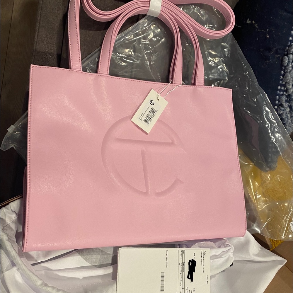 TELFAR medium bubblegum. New!